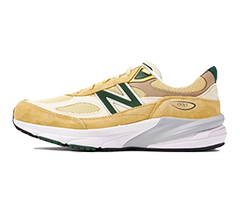 New Balance Pale Yellow/Forest Green