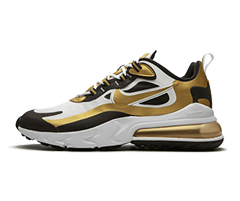 Nike White/Metallic Gold-Black