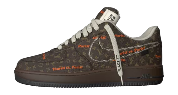 Discover the New Louis Vuitton X Air Force 1 Low Brown - Ideal for the Stylish Man - Shop Now