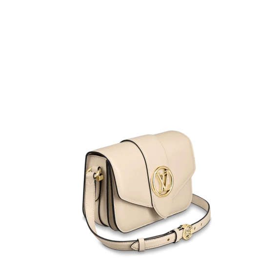 Women's Louis Vuitton Pont 9 Cream Outlet Collection