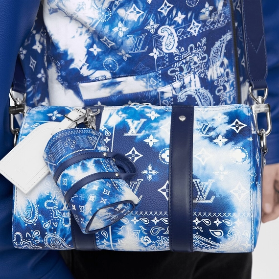 Ladies - Get the Limited Edition Louis Vuitton Monogram Bandana Keepall Pouch Now