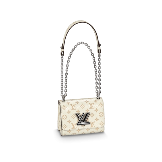 Buy a Louis Vuitton Twist PM Beige original now for a woman.