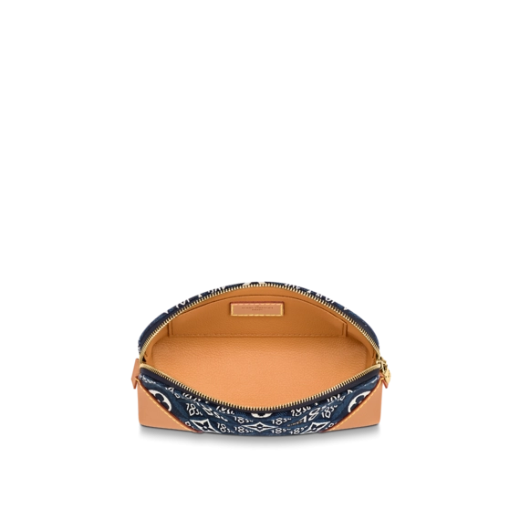 Pick up the Louis Vuitton Since 1854 Cosmetic Pouch PM Jacquard Blue for women today.