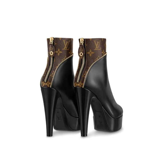 Fashionable Louis Vuitton Afterglow Platform Ankle Boot for Women