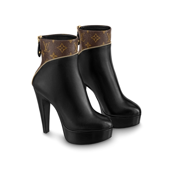 Get the Original Louis Vuitton Afterglow Platform Ankle Boot for Women