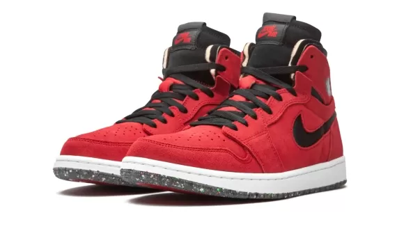 Air Jordan 1 Zoom CMFT - Red Suede