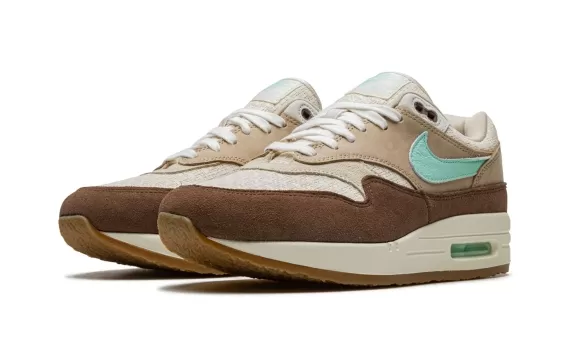 Air Max 1 Crepe - Medium Brown/Mint Foam/Mushroo