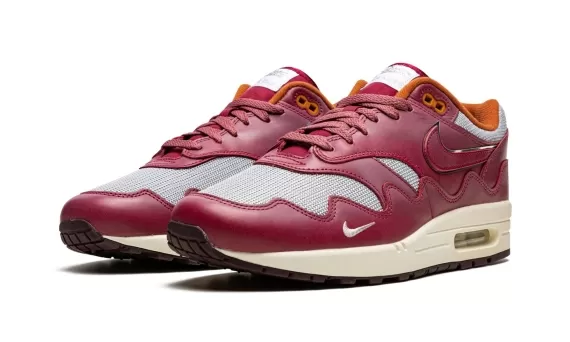 Air Max 1 Patta - Rush Maroon