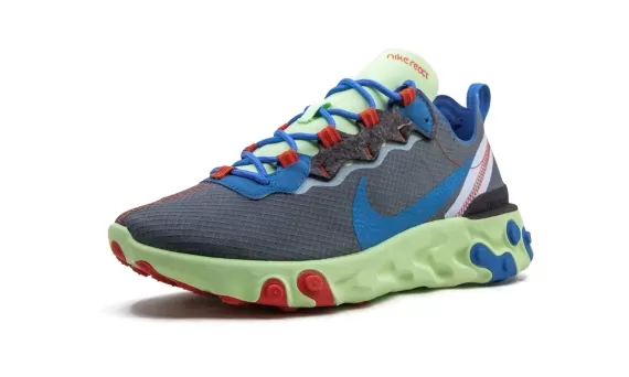 React Element 55 - Volt/Blue Stardust-Dark Grey