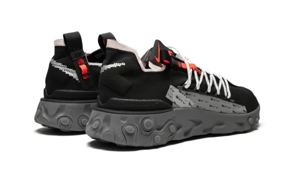  ISPA React WR - Black/Metallic Silver-Gunsmoke