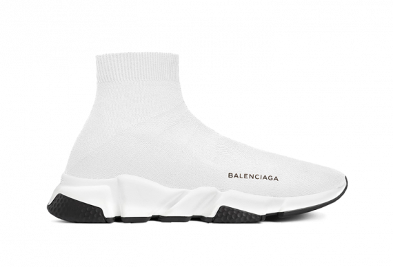Balenciaga Speed Trainers Mid White 